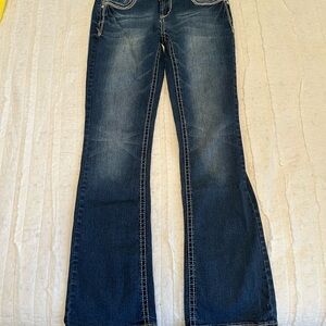 Wallflower Indigo Wide Leg Jeans